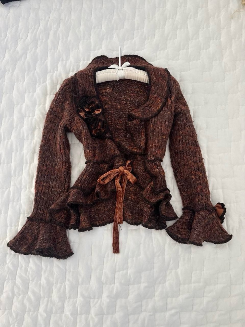 Zone bleue fairy knit cardigan